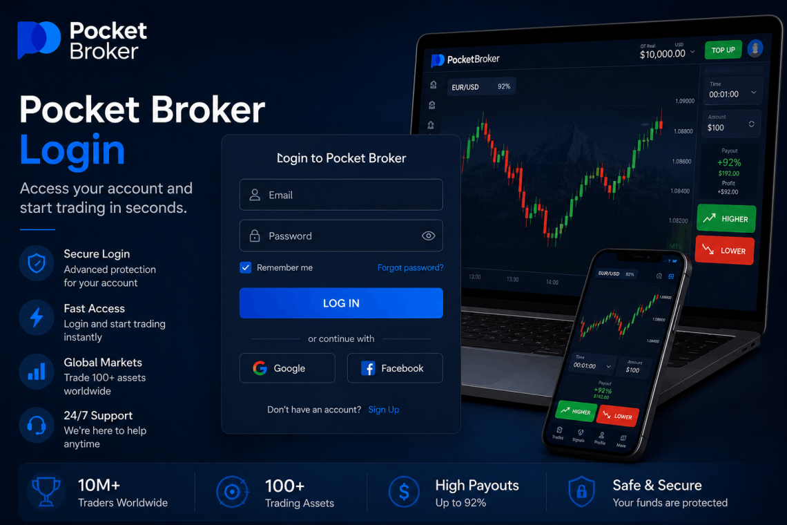 Pocket Broker Login