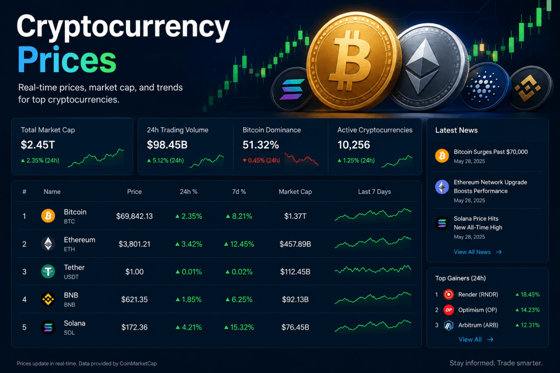 Cryptocurrency Prices